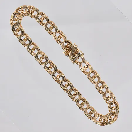Armband Bismarck, 20cm, bredd 7,2mm, 18K Vikt: 18,4 g