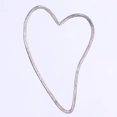 Hänge hjärta, 71x45mm, saknar hängögla, silver 925/1000 Vikt: 5,9 g