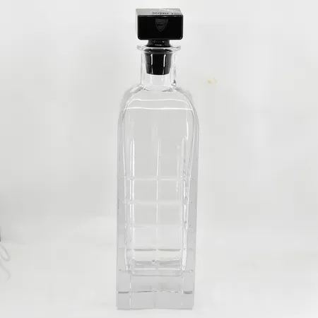 Karaff, Orrefors, modell Street Decanter, design Jan Johansson, volym 78cl, kristallglas, höjd 30½ cm, bredd ca 8 cm, etikettmärkt, inga tillbehör.  Skickas med postpaket.