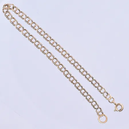 Armband Bismarck, längd 18 cm, bredd 3 mm, 18K. Vikt: 2,7 g