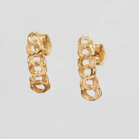 Örhängen, Bismarck, 13,4x4,4mm, 18K Vikt: 1 g