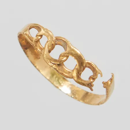 Ring, defekt, 18K Vikt: 0,8 g