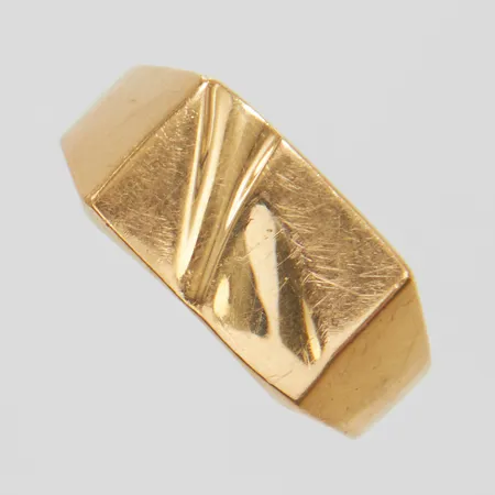 Klackring, Ø20, bredd: 3,8-9,3mm, repig, GHA, 18K Vikt: 3,9 g