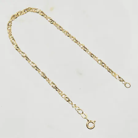 Armband, längd 20 cm, bredd 2 mm, 18K. Vikt: 2,8 g