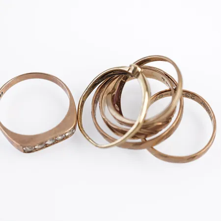 Diverse guld, 8k Vikt: 8,7 g