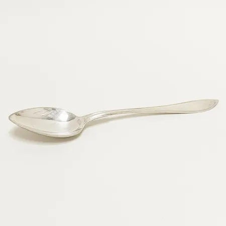 Sked, längd: 19cm, repig, svenska stämplar, silver 830/1000 Vikt: 35,8 g