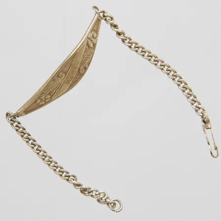 Silverarmband, längd: ca 14cm, bredd: 2,7-11mm, ID-bricka med personlig gravyr, 925/1000 Vikt: 4,9 g