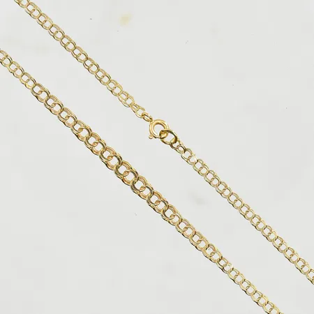 Collier Bismarck, doserad, bredd 3-5 mm, doserad, längd 44 cm, 18K. Vikt: 5 g