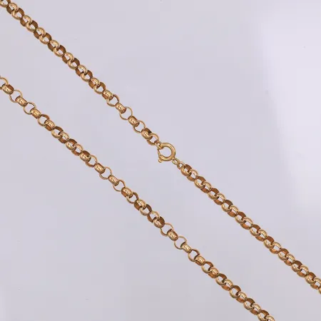 Kedja, Ärtlänk, 49cm, bredd 4mm, 18K Vikt: 13,6 g