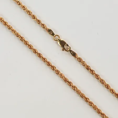 Halskedja Cordell, längd 43,5cm, bredd 2mm, 18K Vikt: 3,6 g
