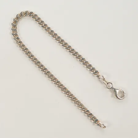 Armband Pansar, längd 17cm, bredd 4mm, silver, 925/1000 Vikt: 6,3 g