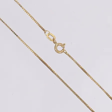 Halskedja Venezia, 39cm, bredd 1mm, 18K Vikt: 2,2 g