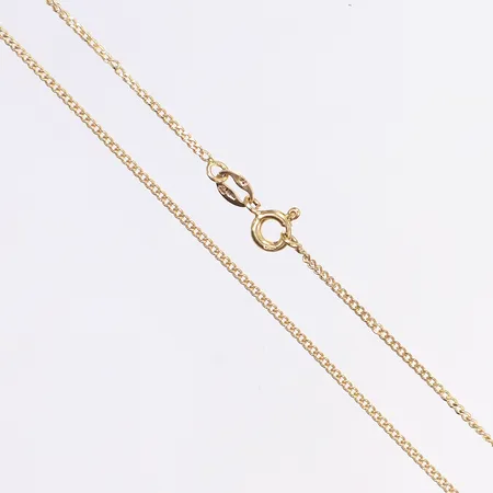 Halskedja pansar, 45cm, bredd 1mm, 18K Vikt: 2,5 g