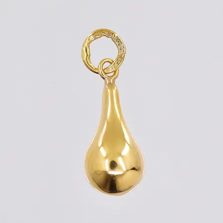 Hänge, droppe, stl 19x7mm, 18k Vikt: 0,6 g