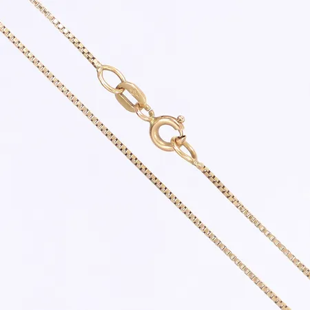 Halskedja Venezia, 44,5cm, bredd 1mm, något ojämn, 18K Vikt: 2,6 g
