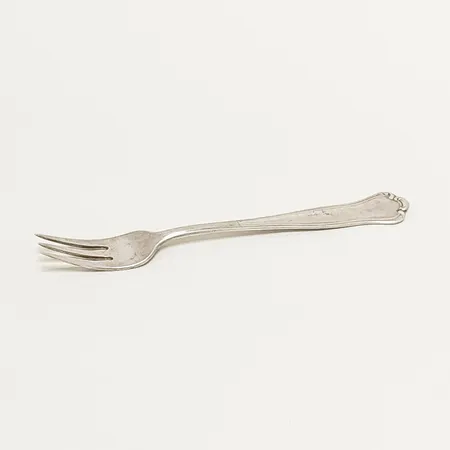 Olivgaffel, längd: 12,3cm, repig, svenska stämplar, silver 830/1000 Vikt: 13,4 g