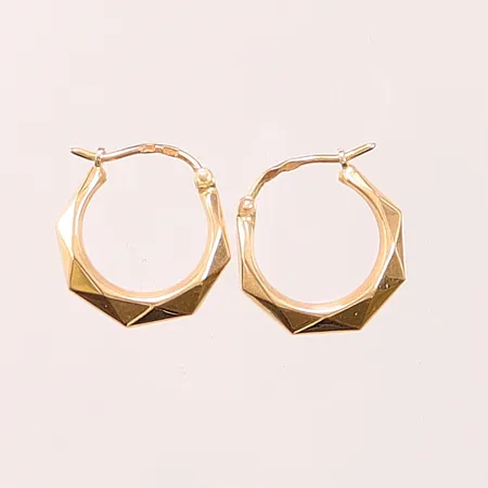 Ett par örhängen, 18mm, 18K 1,2g.