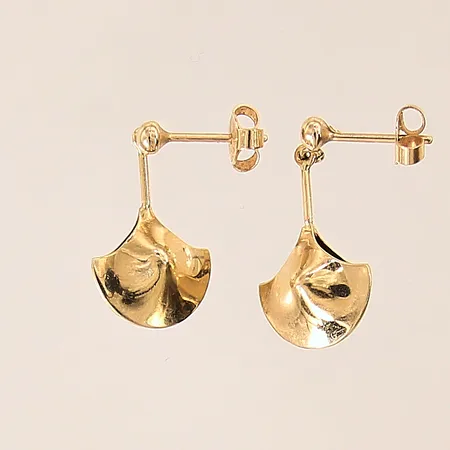Ett par örhängen, 22x12mm, 18K Vikt: 2,9 g