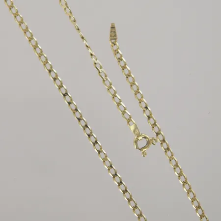 Halskedja pansar, längd 44 cm, bredd 2,3 mm, defekt lås, 18K Vikt: 4,9 g