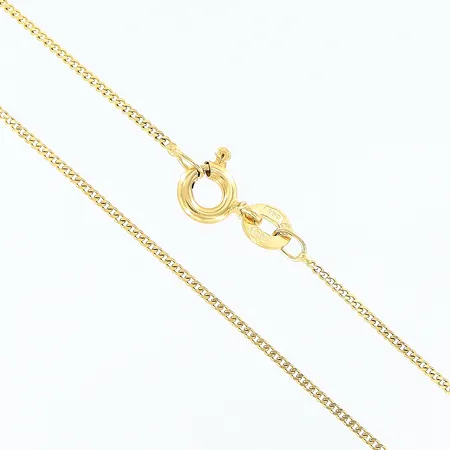 Kedja Pansar, 38cm, bredd 1mm, 18K Vikt: 1,7 g