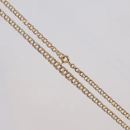 Collier doserad bismarck, 42cm, bredd 3-5mm, 18K  Vikt: 5,2 g