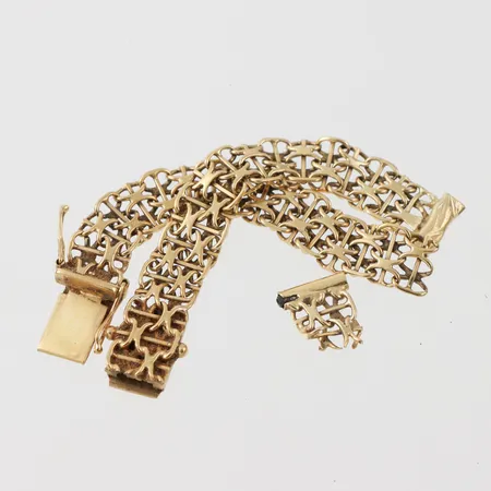 Trasigt guld, 18k. Vikt: 11,3 g