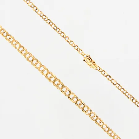 Collier Bismarck doserad, 44cm, bredd: 3-6mm, 18K  Vikt: 10,5 g