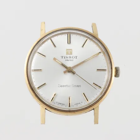 Herrur Tissot repor/gravyr, diameter 33.4 mm, 18k.