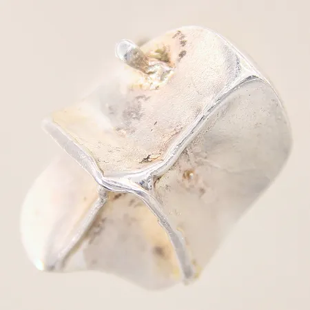 Ring, Björn Weckström för Lapponia, Finland, stl 17¼, justerbar skena, bredd 8-32mm, bruksslitage, något repig skena, år 1973, sterling silver 925/1000 Vikt: 19,3 g