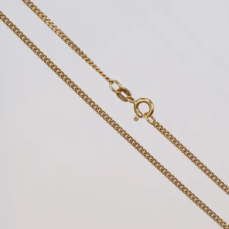 Kedja pansar, 40,5cm, bredd 2mm, balestra, 18K Vikt: 5,5 g