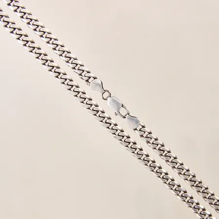 Kedja Pansar, längd 51,5cm, bredd 6mm, silver 925/1000 Vikt: 51,8 g