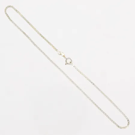 Vristlänk, 27cm, bredd: 1,4mm, silver 925/1000 Vikt: 2,5 g