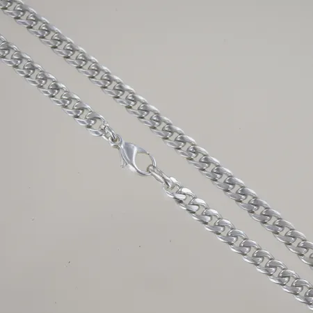 Halskedja pansar, längd 46 cm, bredd 5,2 mm, 835/1000 Vikt: 29,9 g