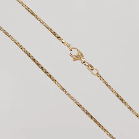 Kedja, Venezia, 41cm, bredd 1,7mm, karbinlås, 18K Vikt: 11,1 g