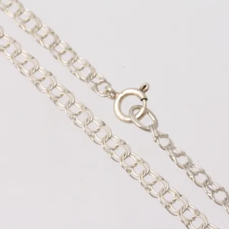  Collier i silver, 70,5cm, Bismarck, bredd 4mm, 830/1000, vikt 8,67g.