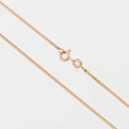 Collier Pansar, längd ca 42 cm, bredd 1.4 mm, 18k. Vikt: 3,4 g