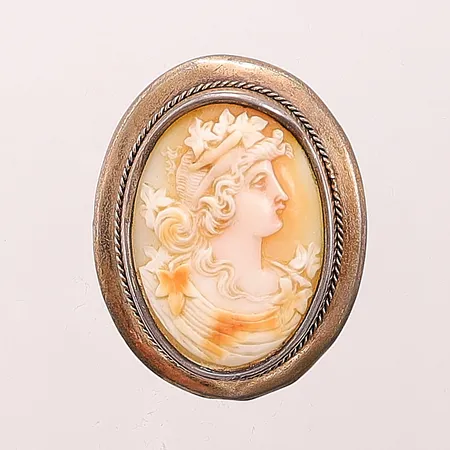 Came brosch i 830/1000 Silver stl 45mm 13,4g  