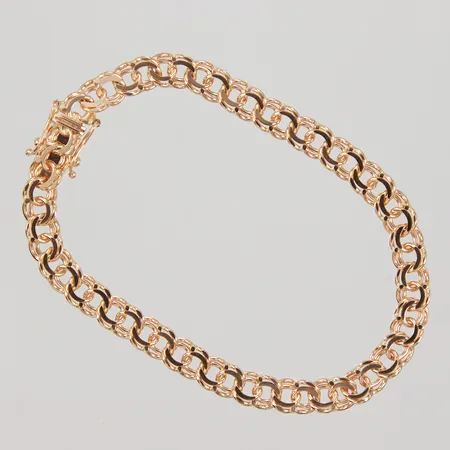 Armband Bismarck, 18cm, bredd 6mm, SVE 18K Vikt: 12,7 g
