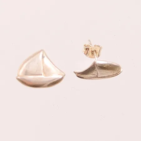 Ett par örhängen "båtar", 14mm, 925/1000 Silver 3,9g.
