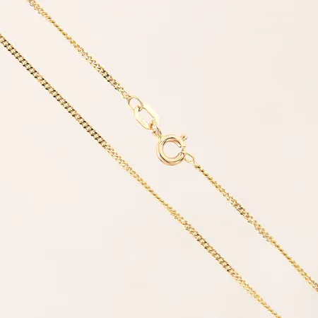 Kedja Pansar, längd 40cm, bredd 1,2mm, GHA, 18K Vikt: 2,4 g