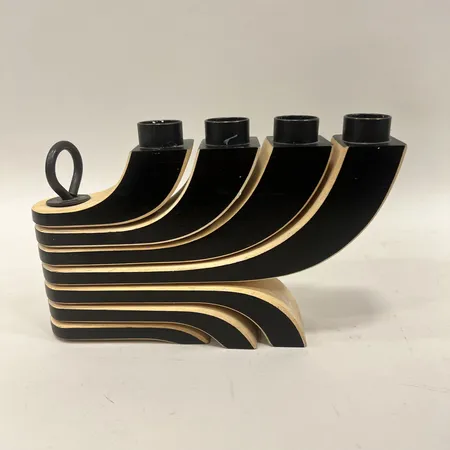 Ljusstake Nordic Light, fyrarmad, höjd 13cm, design Jonas Grundell, Design House, Stockholm, använd/bruksskick Skickas med postpaket.