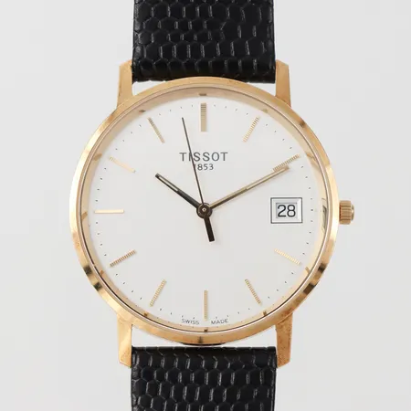 Herrur Tissot, diameter ca 33.4 mm, fungerar, 18k.