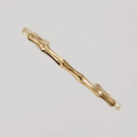 Armring, öppen modell, Ø5,5cm, inre omkrets ca 15,5cm, Skultuna, Bamboo bangle, doublé, originalask, 