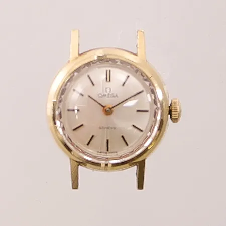 Damur Omega 14K, 19mm, manuell, utan band, bruttovikt 9,6g.