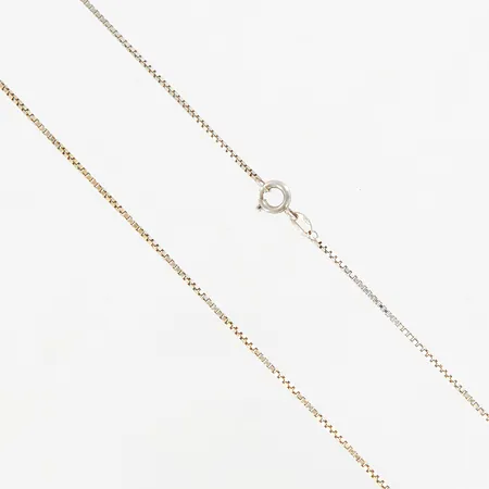 Kedja Venezia, vitguld, 40,5cm, bredd: 1mm, behov av omrodiering, 18K,  Vikt: 2,9 g