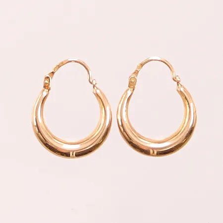 Ett par örhängen, 20mm, 18K 1,7g.