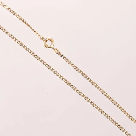 Kedja pansar, 44cm, bredd:2mm, 18K 5,3g.