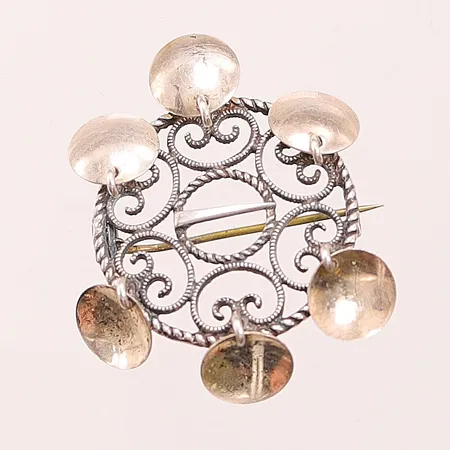 Brosch, 28mm, 830/1000 Silver 6,0g.