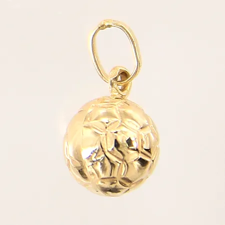 Hänge fotboll, 13x7,7mm, 18K.  Vikt: 0,5 g