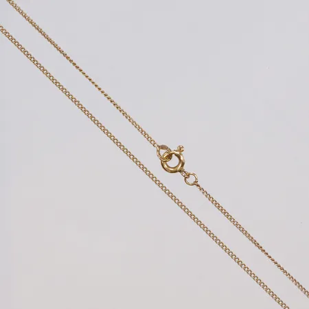 Kedja Pansar 44cm bredd 1mm 18K Vikt: 2,1 g